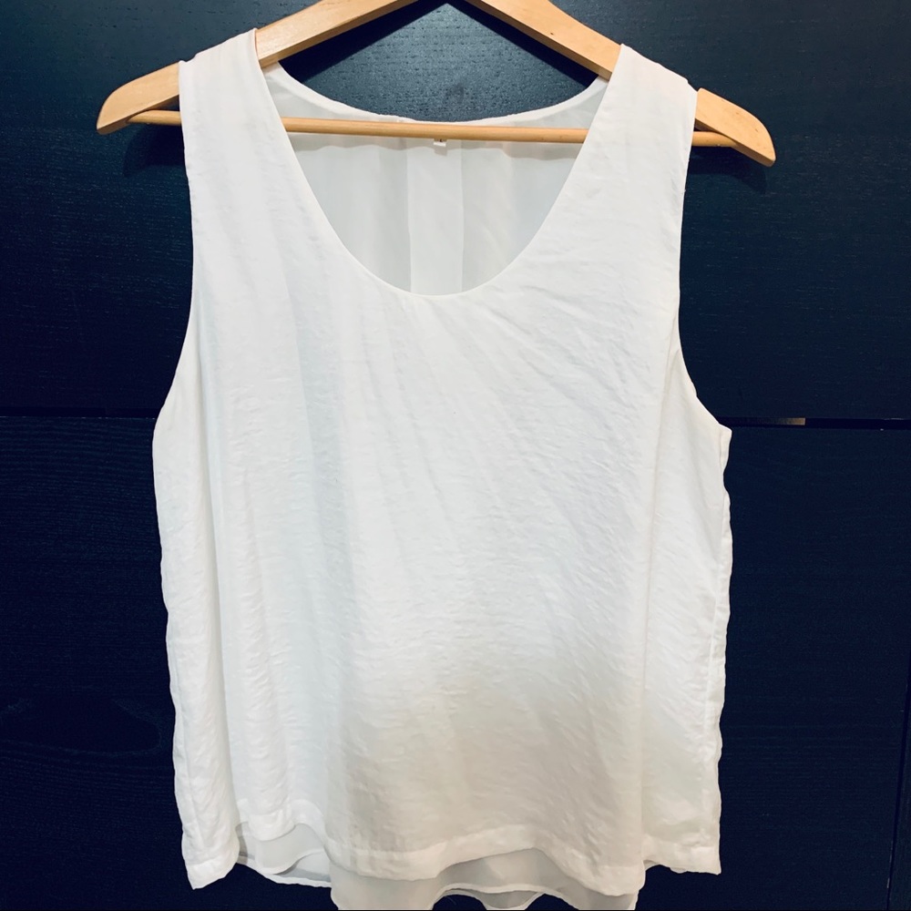 Violet + Claire White Blouse